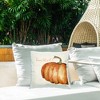 Stupell Industries Happy Fall Y'all Autumn Pumpkin Seasonal Design Outdoor Decorative Throw Pillow, 18 x 18 - 3 of 3