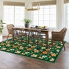 Floral Washable Rugs Kitchen Runners for Hallway Laundry Contemporary Flower Girls Bedroom Rug Non Slip Kids Playroom Carpet - 3 of 4