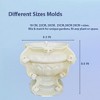 JDICTION Planter Molds (20CM) - Cement Planter Moulds for Indoor & Outdoor Garden Use, DIY Plant Pot Making Molds - 2 of 4