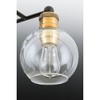 Progress Lighting Hansford 3-Light Bath Vanity Fixture, Antique Bronze, Clear Spherical Shade - 2 of 4