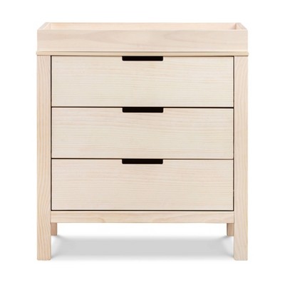 Washed Natural Pinewood 3-Drawer Nursery Dresser