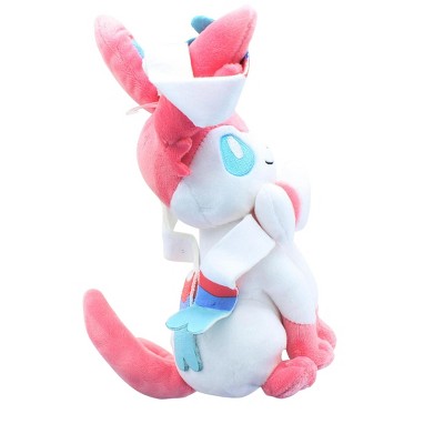 Condition photo showing New/Like New for sanei pp125 pokemon all star collection sylveon plush, brown/a