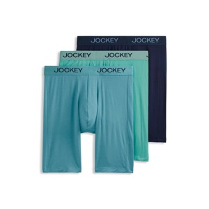 Jockey Men's Chafe Proof Pouch Ultra Soft Modal 8.5" Long Leg Boxer Brief - 3 Pack - 1 of 4