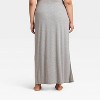 Women's Variegated Ribbed Pajama Skirt - Auden™ - 2 of 3