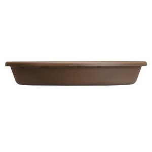 The HC Companies Classic Plastic Saucer for 8" Pot, Chocolate, 8in - 1 of 1