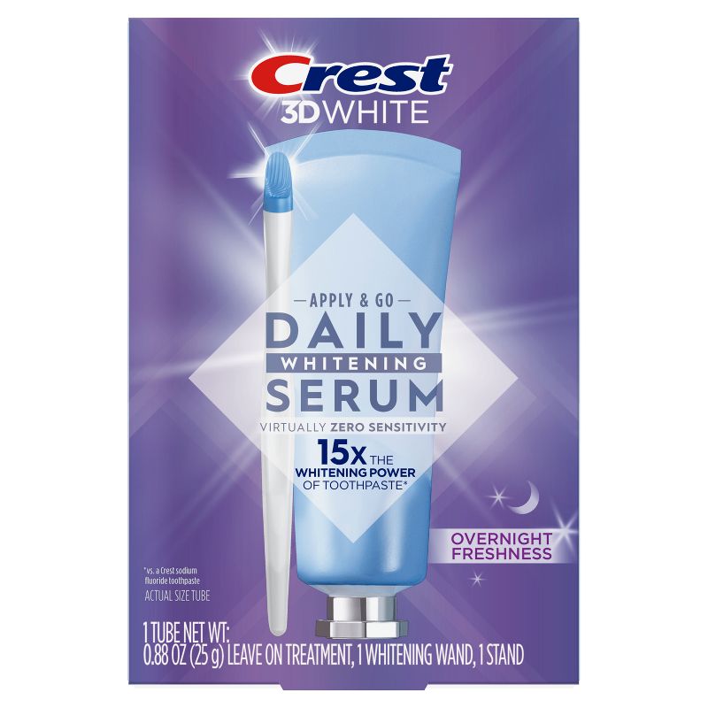 Crest Emulsions Overnight with Wand Tooth Whitening System - 0.88oz, 1 of 10