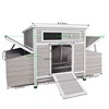 ORRD Large Wooden Chicken Coop with Dual Nesting Boxes, Outdoor Poultry Hen House Cage for Backyard Farm Use - 3 of 4