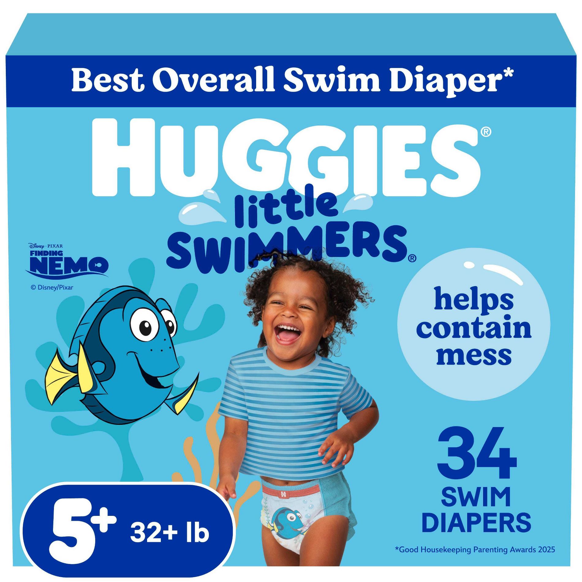 Huggies Little Swimmers Disposable Swim Diapers - Size 5-6 (Large) - 34ct