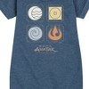 - Avatar: The Last Airbender - Nations Symbols Graphic Short Sleeve Fleece Dress - 2 of 4