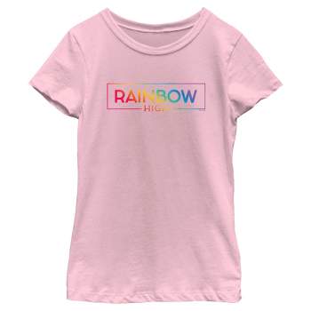 Girl's Rainbow High Colorful Classic Logo T-Shirt