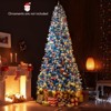 Costway 6/7/8/9 FT Artificial Christmas Tree, with 270/340/420/520 Warm White LED Lights 8 Lighting Modes - 2 of 4