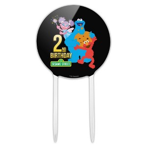 Sesame Street Sesame Street 2nd Birthday Acrylic Cake Topper - 1 of 4