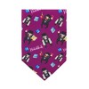 Jacob Alexander Happy Hanukkah Novelty Extra Long Necktie - Purple - 4 of 4