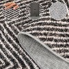 Acekool Printed Area Rug with Braided-Look Texture, Machine Washable, Non-Slip Indoor Carpet for Living Room, Bedroom, Home Decor - 3 of 4