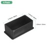 Unique Bargains Rectangle PVC Durable Anti-Slip Furniture Leg Caps - 3 of 4