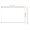 Oversized Modern Rectangle Bathroom Mirror with Balck Frame, Decorative Large Wall Mirrors, Wall Mounted Mirrors - 2 of 4