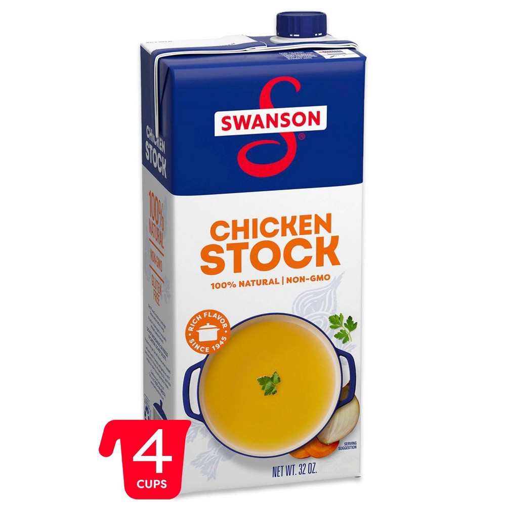 Swanson 100% Natural Gluten Free Chicken Cooking Stock - 32oz