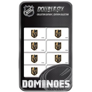MasterPieces Officially Licensed NHL Las Vegas Golden Knights 28 Piece Dominoes Game for Adults - 1 of 4