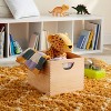 Stackable Kids' Wood Bin Natural - Pillowfort™ - 2 of 3