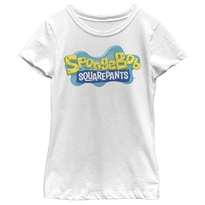 Girl's SpongeBob SquarePants Classic Logo T-Shirt