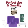 Smarty Had A Party Purple, White, And Green NFL / NBA / MLB Dinnerware Set - 60 Sets - 4 of 4