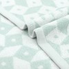 REGALWOVEN Geometric Pattern Cotton Soft Absorbent Hand Drying and Face Washing Towels 13" x 29" - 4 of 4