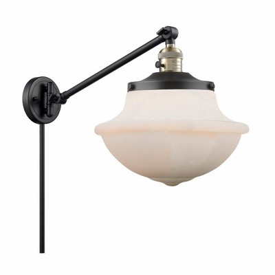 Oxford - 1 Light Swing Arm Wall Sconce In Traditional Style-13 Inches Tall and 11.75 Inches Wide