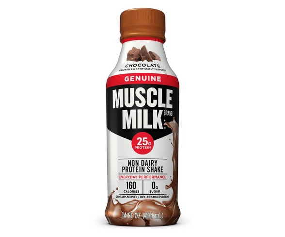 Muscle Milk Protein Shake Chocolate - 14 fl oz Bottle