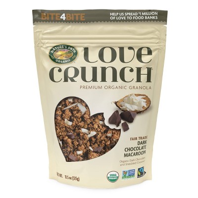 Love Crunch Dark Chocolate & Macaroon - 11.5oz