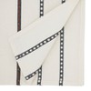 Saro Lifestyle Refined Stripe Table Runner, Black, 16"x72" - 2 of 3