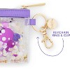 Packed Party Spirit Squad Confetti Everything Pouch, Makeup Bag, Travel Bag,Cosmetic Bag for Women (Purple Crush) - 2 of 3
