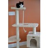 Armarkat Faux Fur Covered Real Wood Cat Scratch Furniture 57" Beige A5708 - 4 of 4