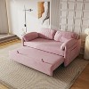NicBex Convertible Sofa Bed Couch with Adjustable Back & Foldable Arm,Flannelette Upholstered Sleeper Sofa for Living Room,Bedroom - 3 of 4