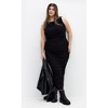 Women's Plus Size Halo Midi Dress - black | CITY CHIC - image 3 of 4