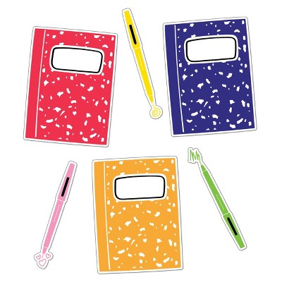 Carson Dellosa Education Notebooks and Pens Cutouts (36 cut outs)