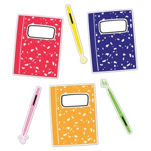 Carson Dellosa Education Notebooks and Pens Cutouts (36 cut outs) - 1 of 4