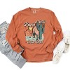 Simply Sage Market Keepin It Wild Colorful Garment Dyed Long Sleeve - 3 of 4