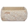 vidaXL Sink Cream 11.8 in.x11.8 in.x5.1 in. Marble - 2 of 4