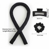 Anna-Kaci No-Heat Curling Ribbon Set with Satin Scrunchies and Hair Clip - 3 of 4