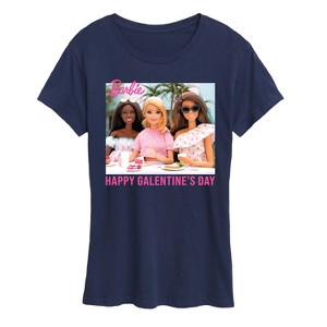 Women's - Barbie - Valentine's Day Short Sleeve Graphic T-Shirt - 1 of 4