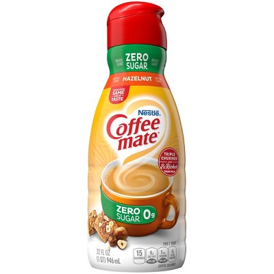 Coffee mate Zero Sugar Hazelnut Coffee Creamer - 1qt