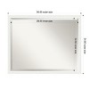Amanti Art Bethany Beveled Wood Framed Bathroom Vanity Wall Mirror - 3 of 4