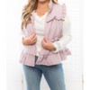 Women's Ruffle Trimer Vest - TCEC L - 3 of 4