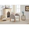 Vynxaria Rainbow Design Accent Chairs - Cozy Toddler Sofa with Solid Wooden Frame - 3 of 4