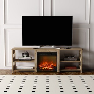 HOMLUX Fireplace TV Stand for up to 75" TV with Storage Shelves - 1 of 4