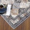 Area Rug Washable Rug Vintage Bohemian Rug Low-Pile Indoor Moroccan Carpet, Ultra Soft Area Rugs for Bedroom Living Room Dining Room - 4 of 4