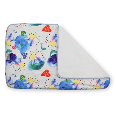 Image of Kanga Care Reusable Absorbent & Waterproof Changing Pad 24" x 15" - Lava White