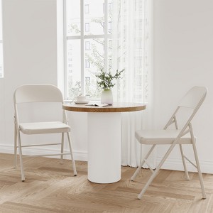 Folding Chairs, Portable Chair, Hold Up to 350 LBS, for Home, Office, Indoor & Outdoor Events - 1 of 4