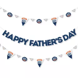 Big Dot of Happiness Happy Father's Day - We Love Dad Party Letter Banner Decoration - 36 Banner Cutouts and Happy Father's Day Banner Letters