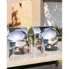 6QT Stainless Steel Chafing Dish ¨C Silver Round Buffet Warmer with Lid for Catering & Home Use (1-Piece) - 2 of 4